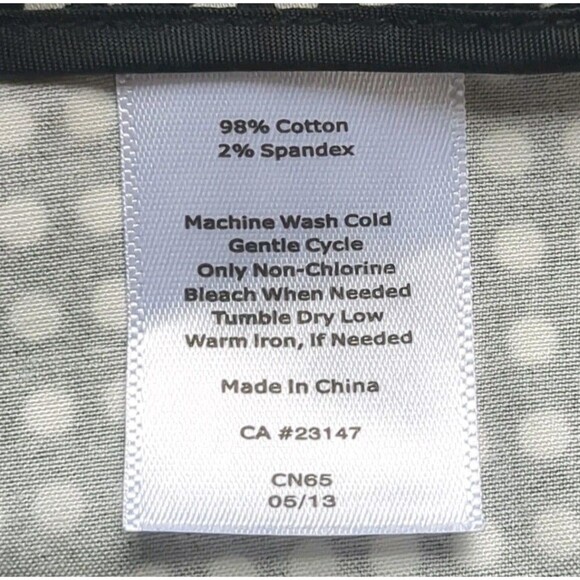 Talbots Petite Pants Women 2p Polka Dots Signature Black And White B&W 2P - Picture 10 of 10